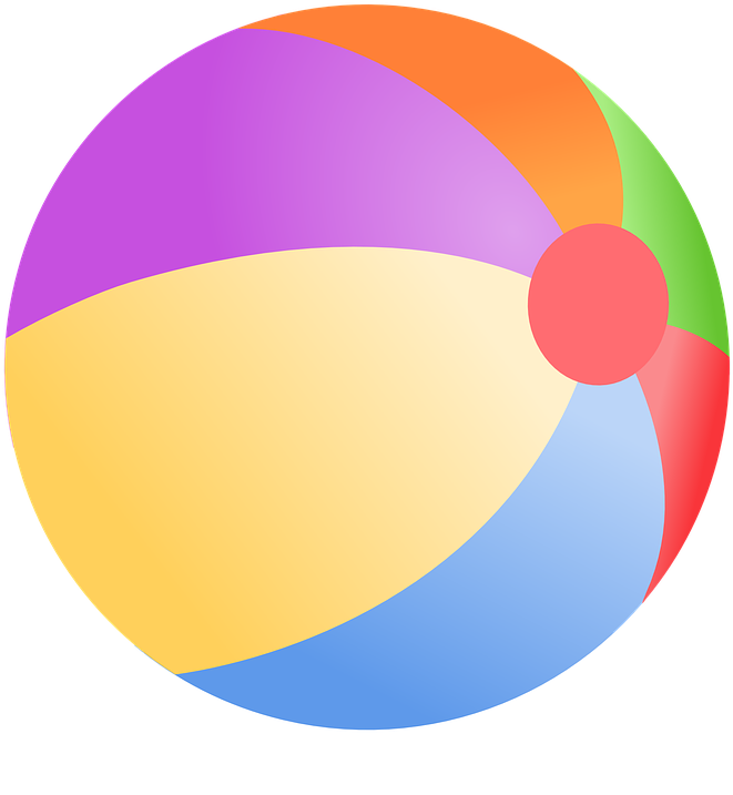 Kids Soccer Ball Clip Art Download - Beach Ball Png (668x720)