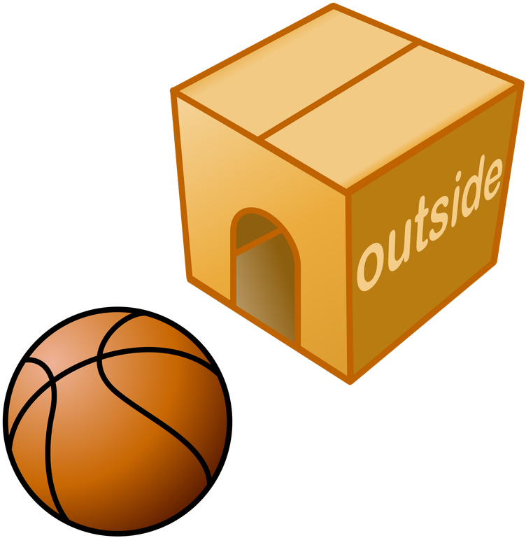 Outside Clipart Preposition - Preposition Of Place Outside.