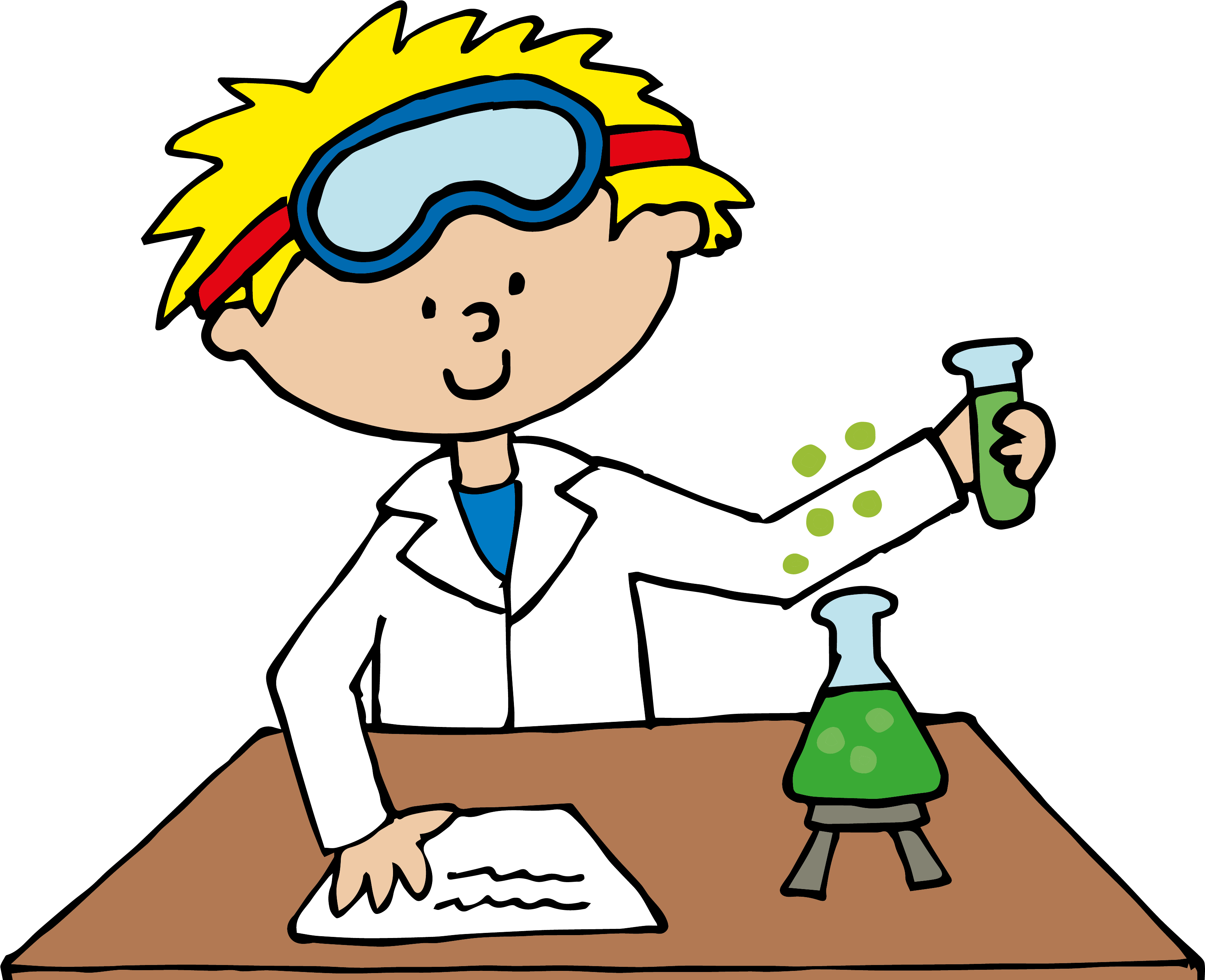 Scientist Science Project Clip Art - Scientist Science Project Clip Art (3317x2683)