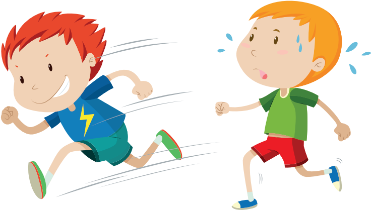 Active Vs Passive Voice - Running Fast Clipart (750x425)
