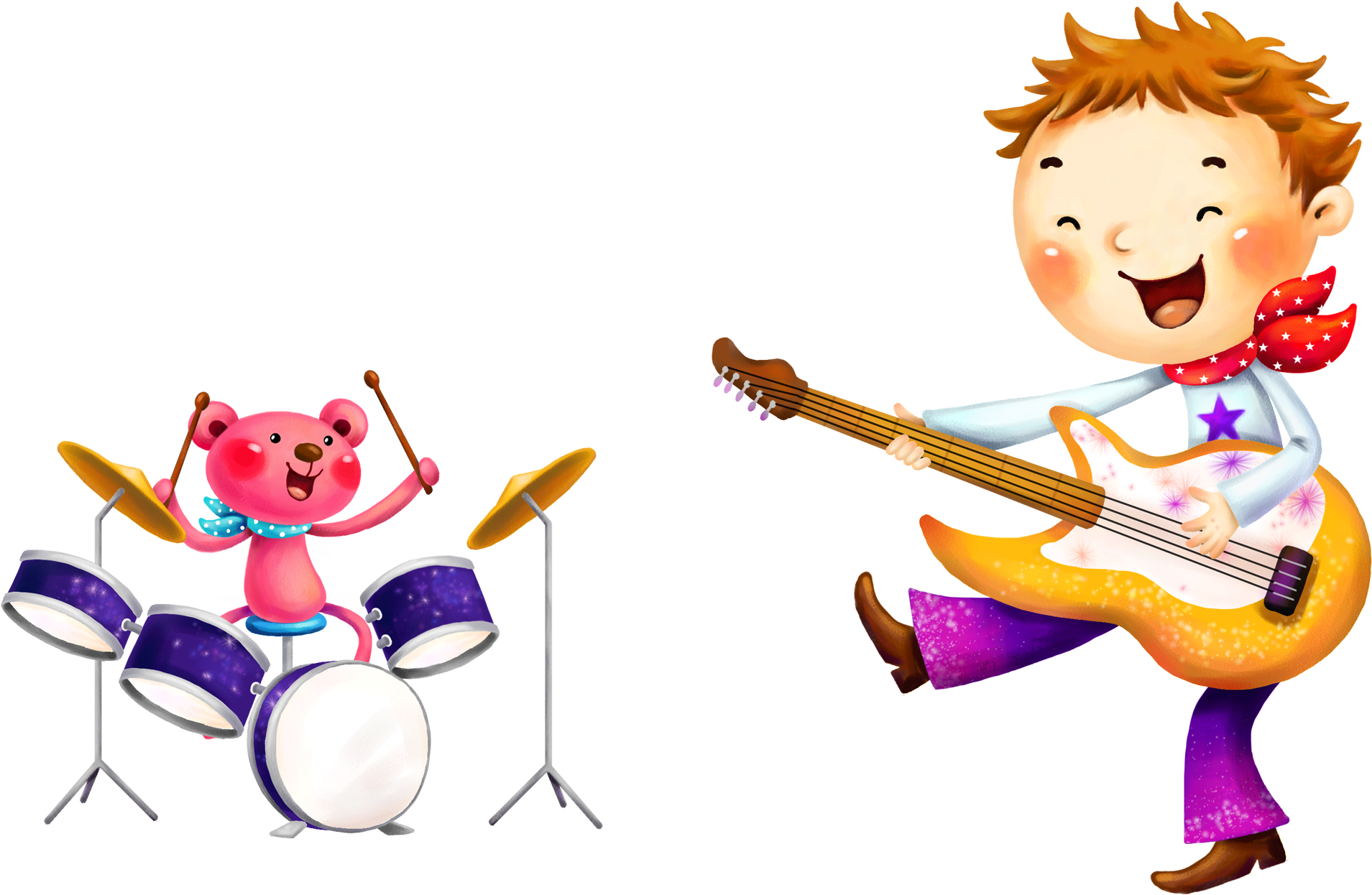 Hand-painted Child Children Pattern - Hand-painted Child Children Pattern (2651x2204)