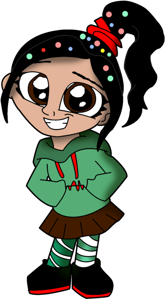 Vanellope Von Schweets By Rainheart94 - Vanellope Von Schweetz (725x1101)