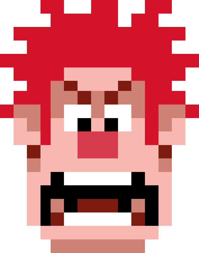 Wreck It Ralph Pixel Head Filmoa Wreck It Ralph Pixels - Sonic The Hedgehog Movie Logo (806x1024)
