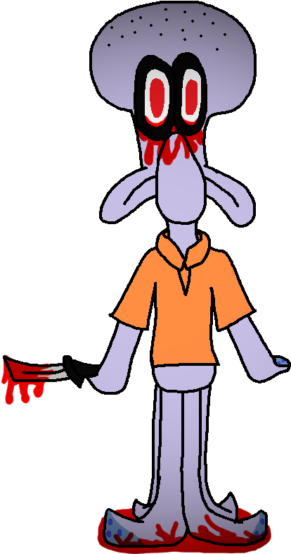 Squidward's Suicide By Snakey18 - Squidward's Suicide Png (476x796)