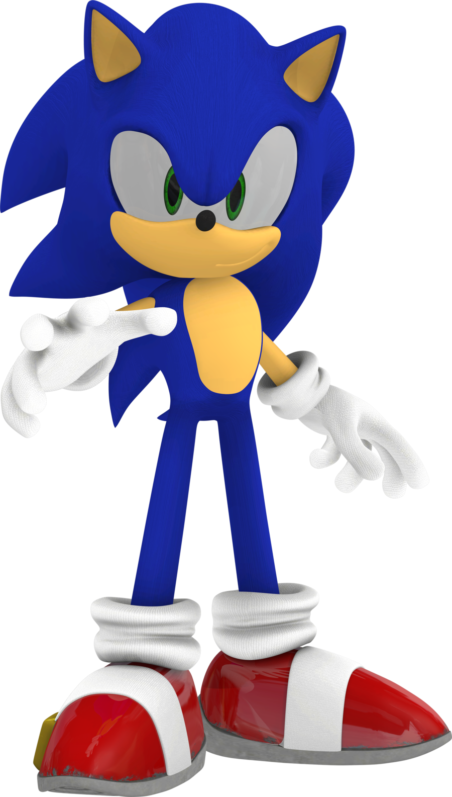 Cg Sonic - Sonic Wreck It Ralph (900x1585)