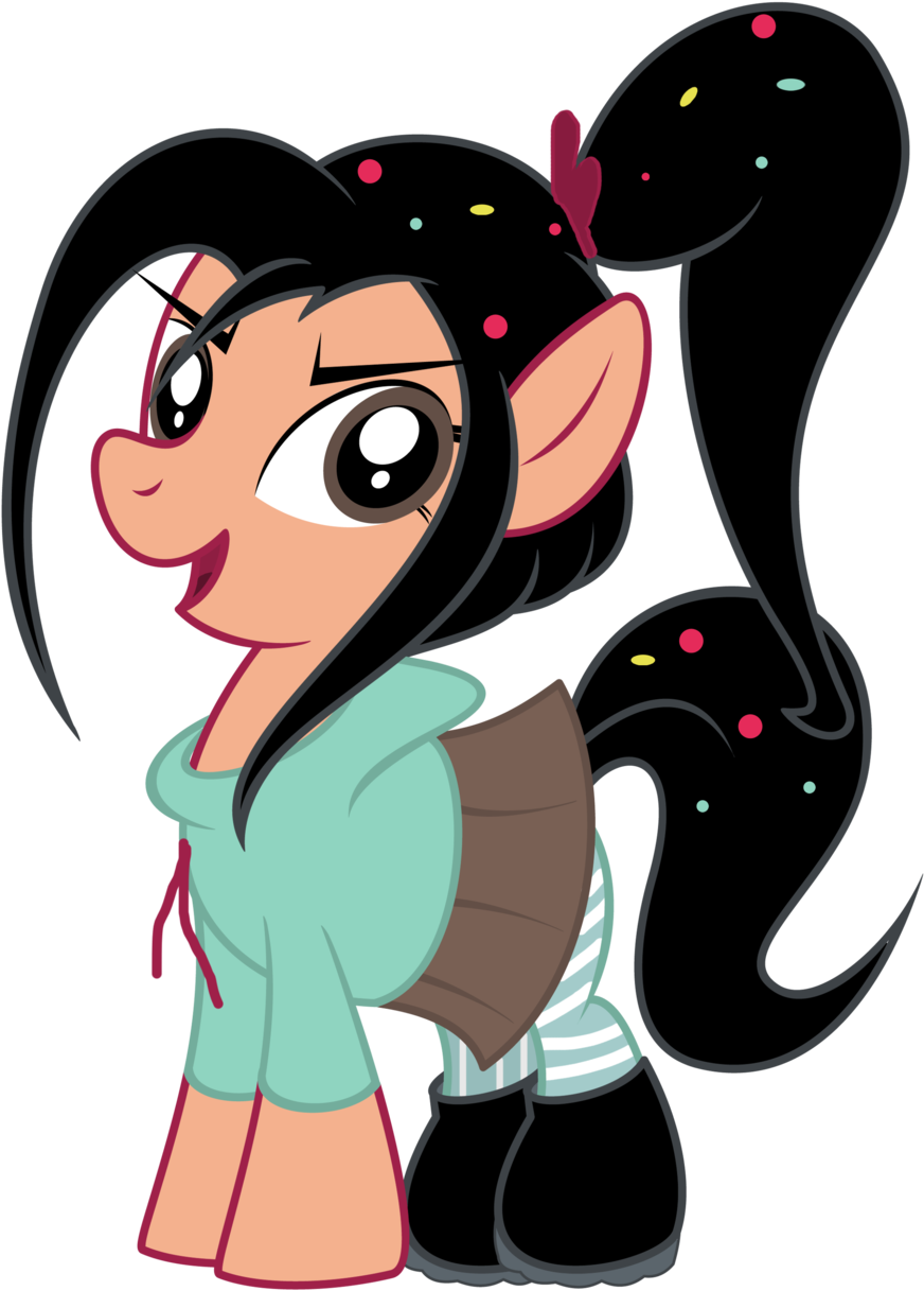 Glitch Clipart Baby - Vanellope Von Schweetz Pony (900x1257)