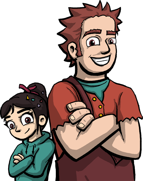 Ralph And Vanellope By Deathbychiasmus - Vanellope Von Schweetz (500x633)