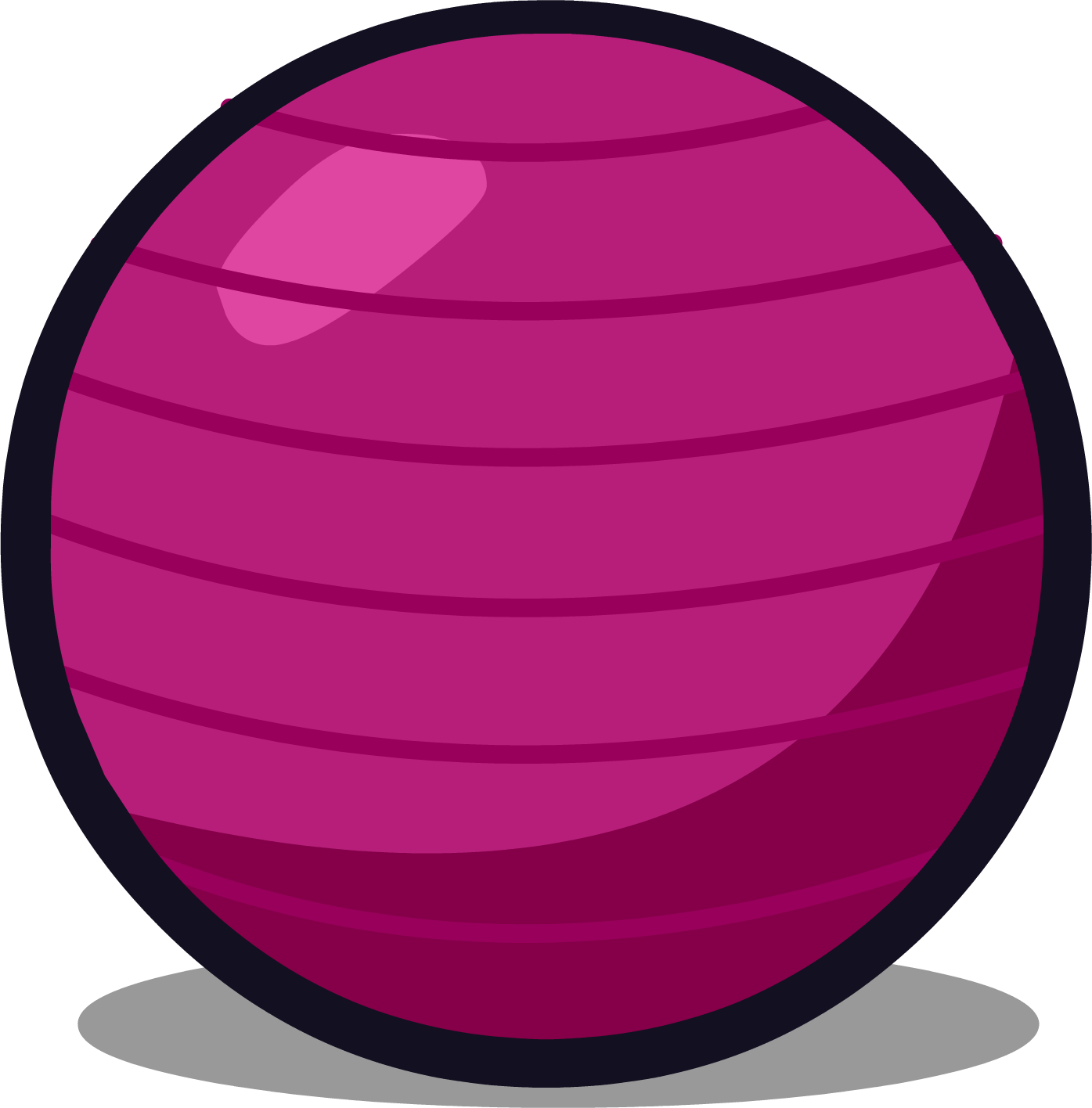 Exercise Ball - Png - Stability Ball Clipart Png (1395x1416)