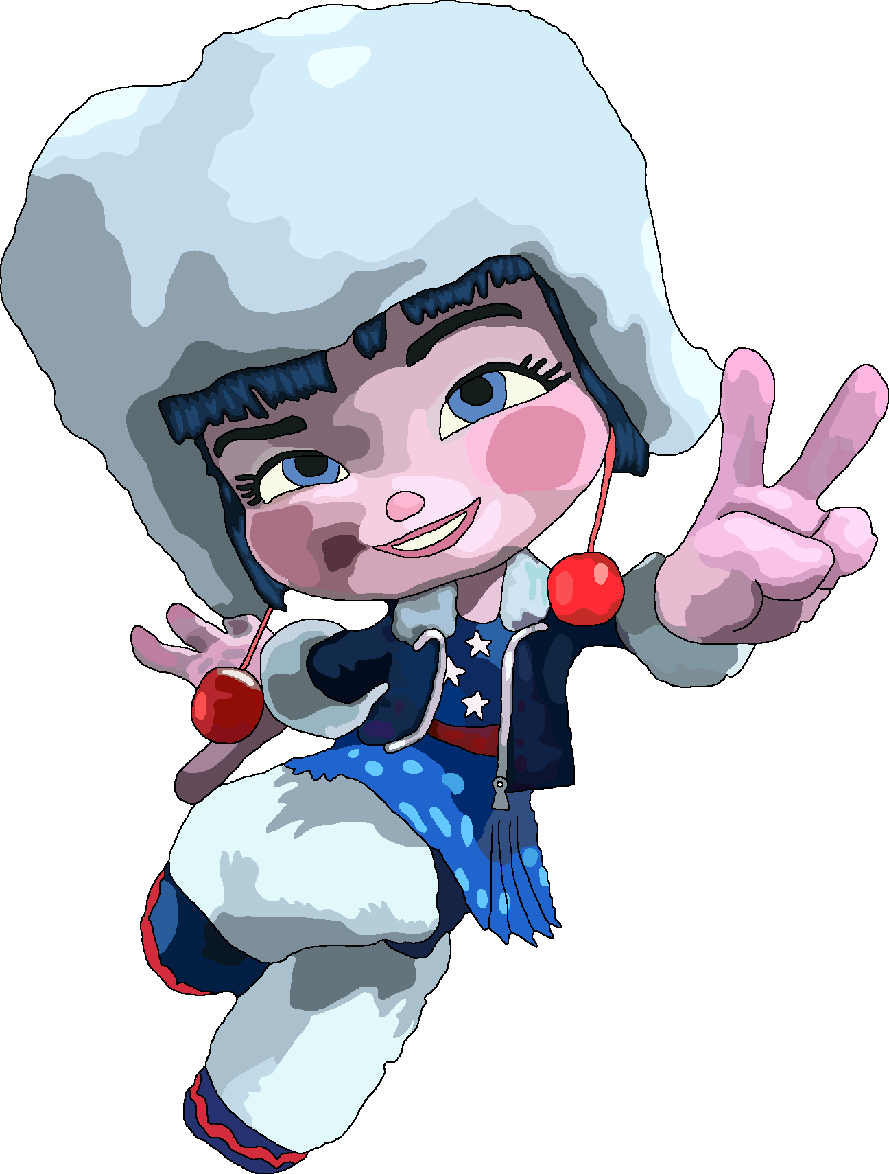 Fan Art - Wreck It Ralph Speed Racer Characters (1296x1710)