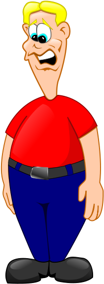 Clip Art Tags - Worried Person Clipart (800x618)