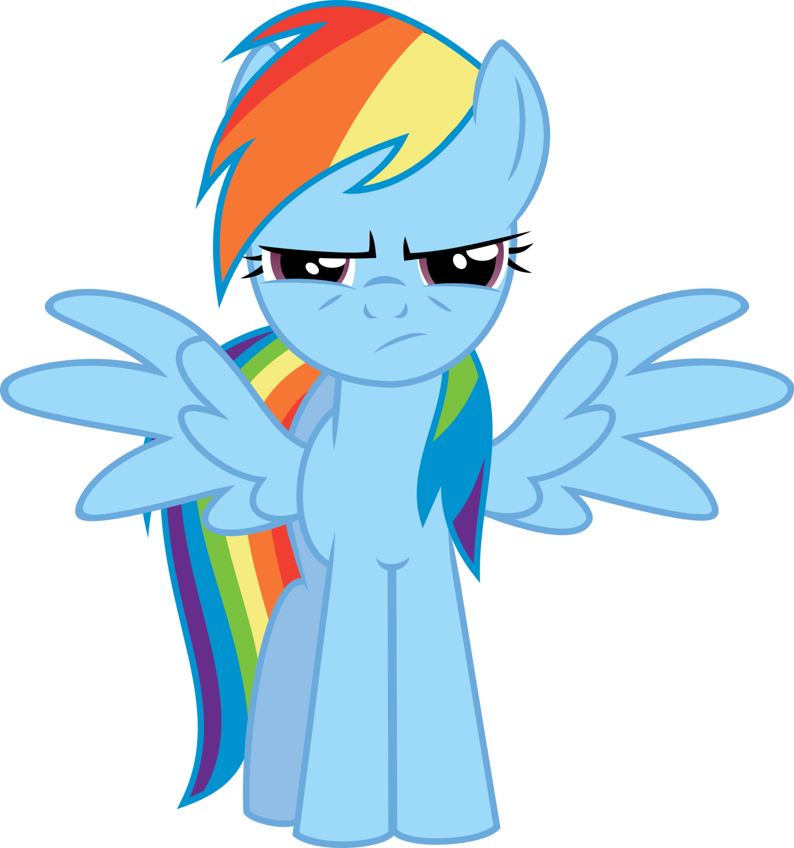 Rainbow Dash - Hasbro My Little Pony Buddy Cuddle Pillow (1600x1709)