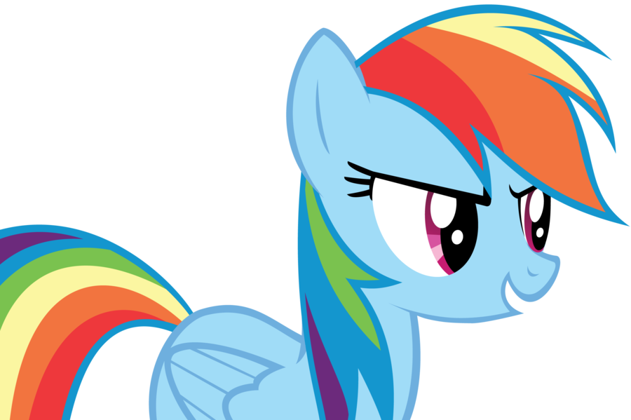 Rainbow Dash Vector By Incessantdoodling On Deviantart - Rainbow Dash Cutie Mark (900x599)