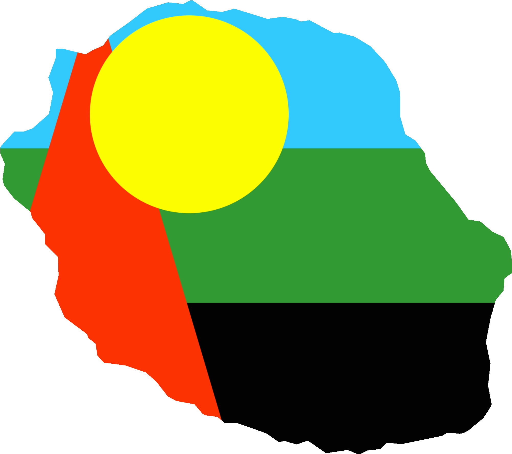 Area Circle Yellow Clip Art - Area Circle Yellow Clip Art (2050x1818)