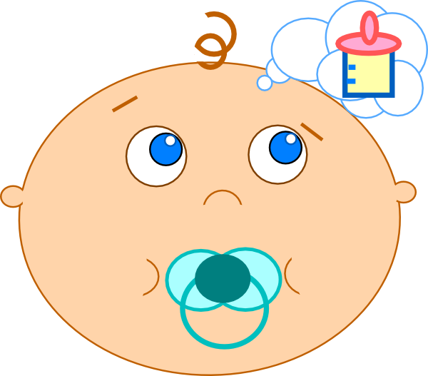 Hungry Baby Clip Art (600x527)