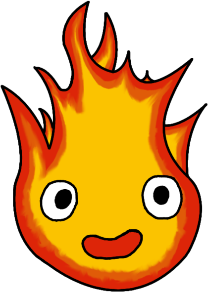 Calcifer By Theducktorwho Calcifer By Theducktorwho - Cartoon (894x894)