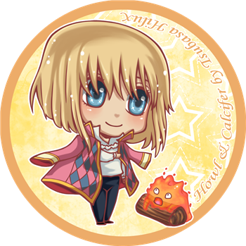 Jpepart 102 18 Howl And Calcifer By Tsubasahiluxisz - Calcifer (350x349)