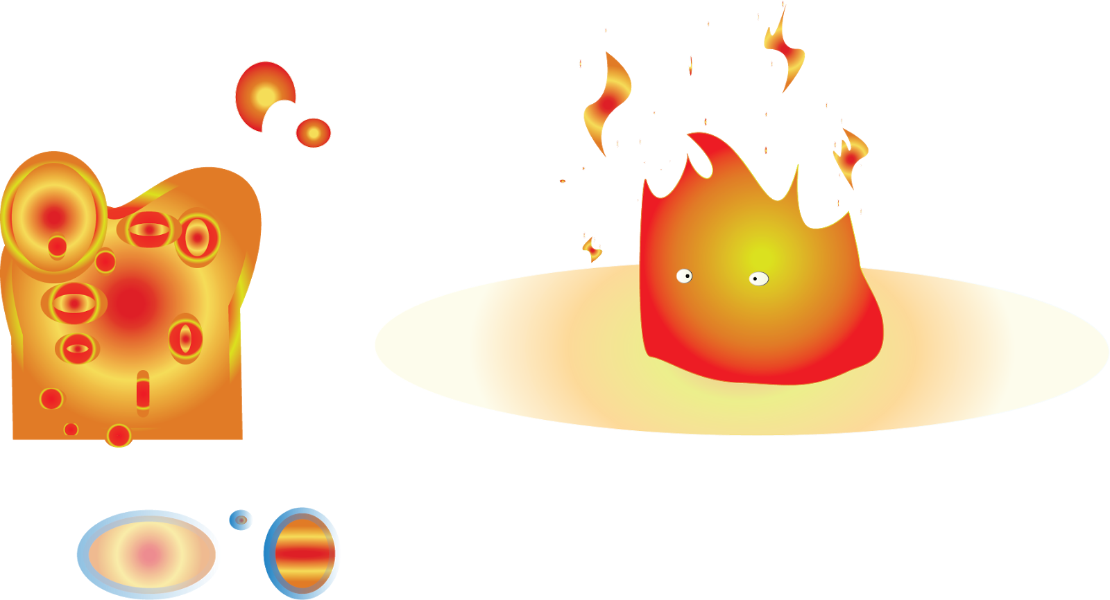 My First Time Using Illustrator Properly And I Somehow - Flame (1600x866)