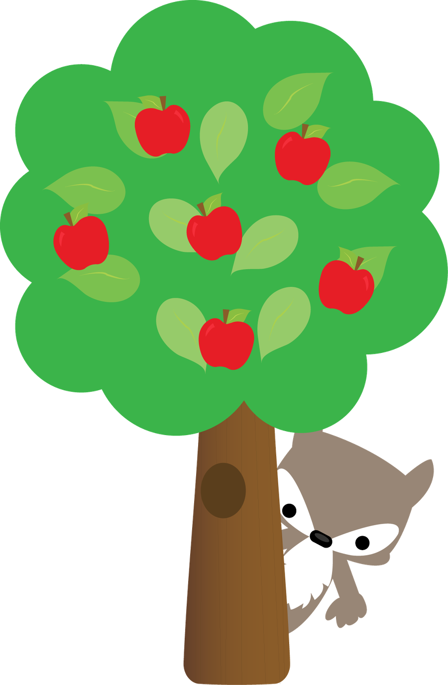 Chapeuzinho Vermelho - Minus - Arvore Branca De Neve Cute Png (900x1376)