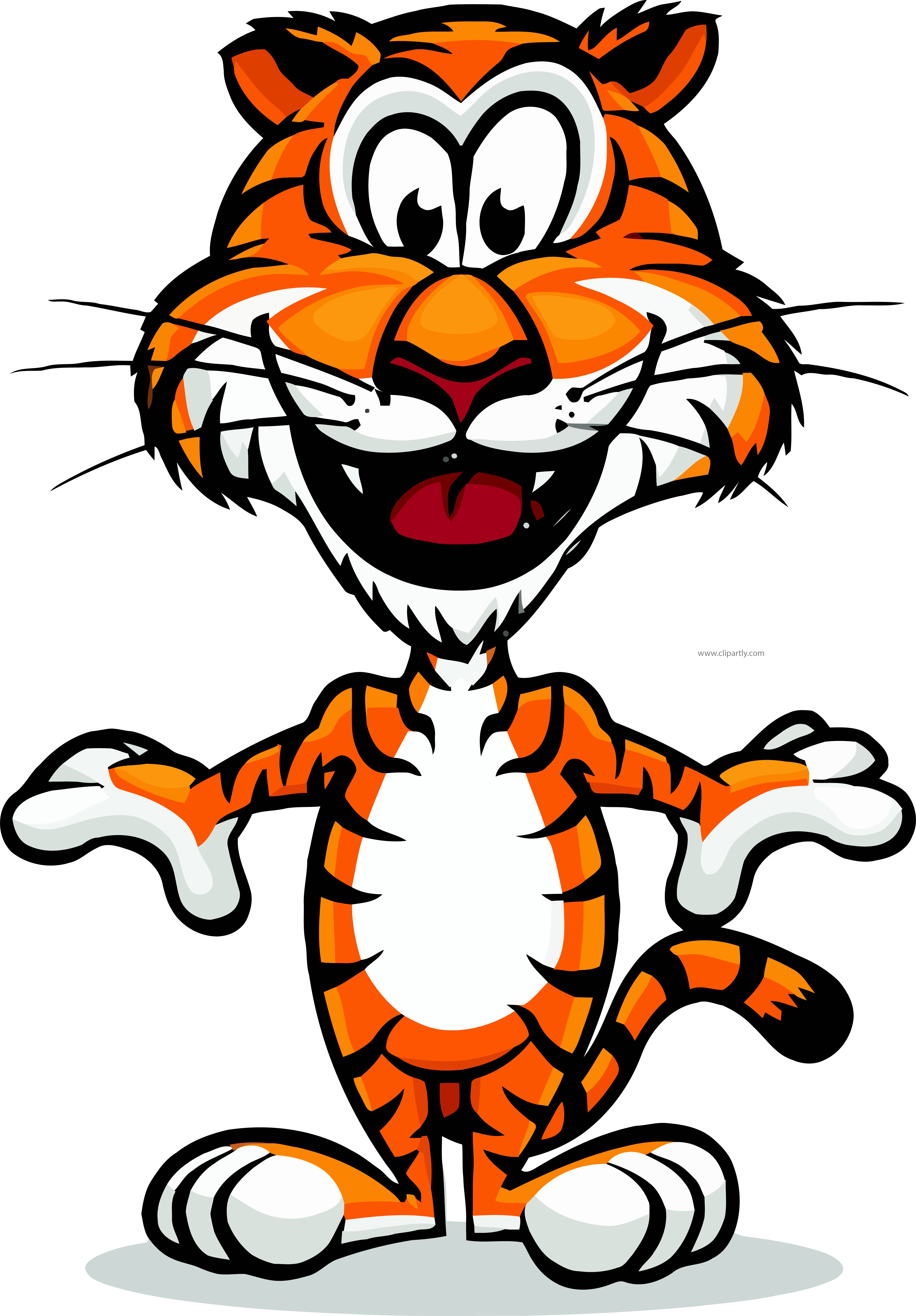 Tigger Clipart Vectors Logo Images Illustration Drawing - Tiger (5314x7632)