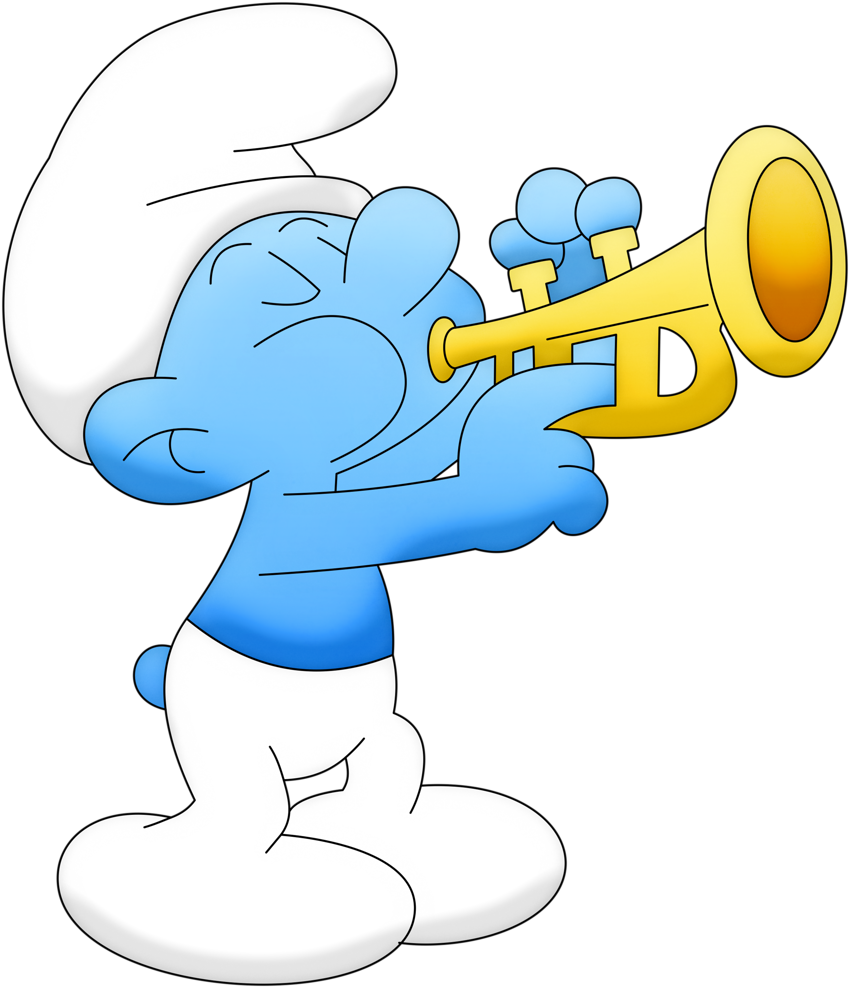 Co Smurfs Smurf Musico - The Smurfs (886x1024)
