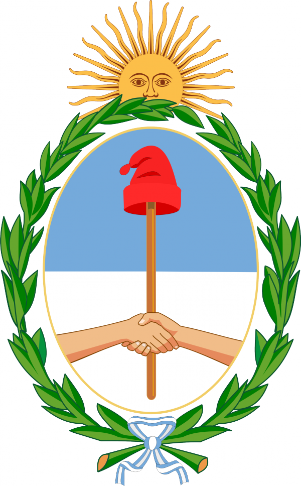 Аргентинский Герб Argentina - Argentina Coat Of Arms (600x968)
