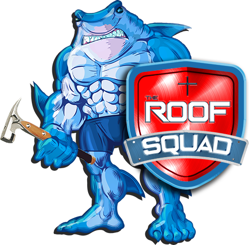 Close X The Roof Squad Shark - Roof Squad (500x491)