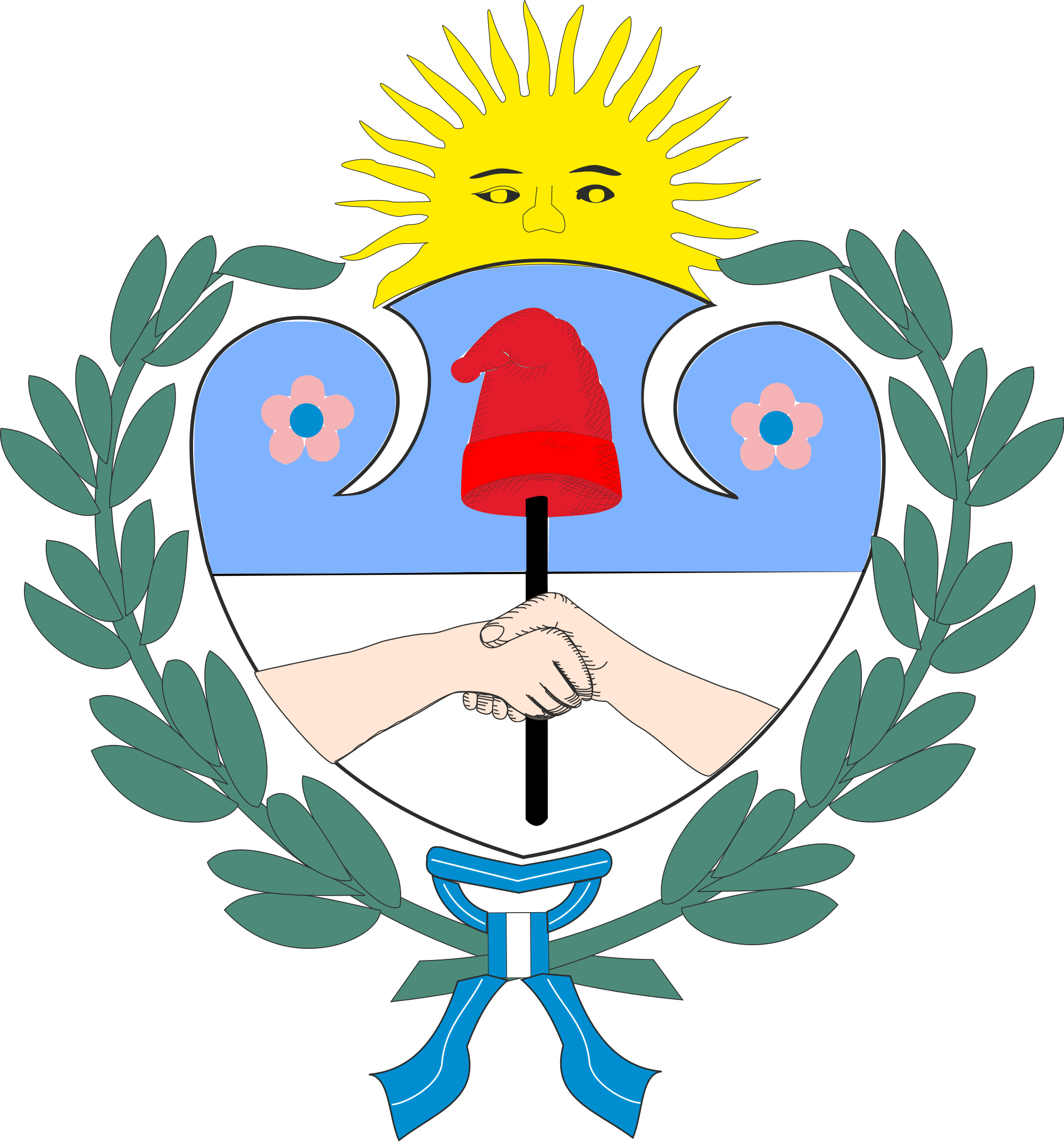 Герб аргентины рисунок