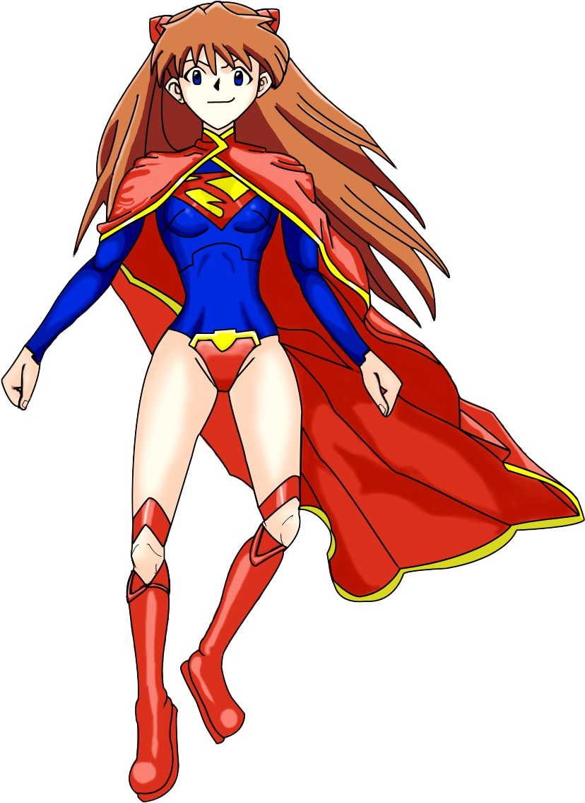 Asuka Supergirl By Mefistores777 Asuka Supergirl By - Drawing (874x1237)