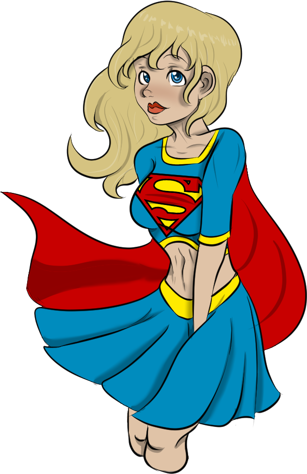 Supergirl By Nana-birb - Cartoon (700x1000)