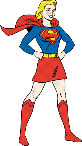 Supergirl Dc Comics - Dc Comics Supergirl Hearts Magnet 24088dc (290x487)