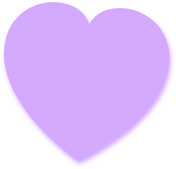 Small Clipart Purple Heart Pencil And In Color Small - Heart (600x576)