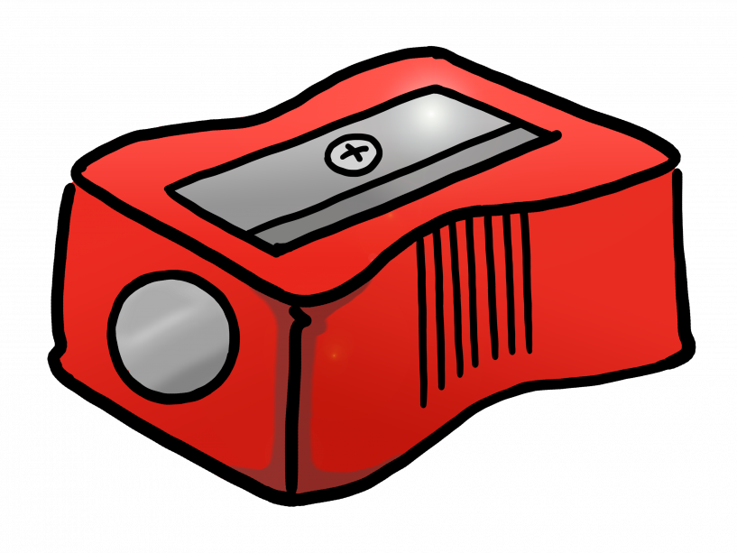 Pencil Sharpener Clipart (817x613)