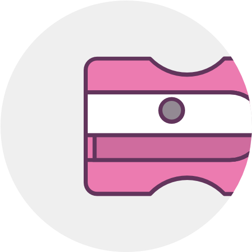 Sharpener Icon - Png - Circle (512x512)