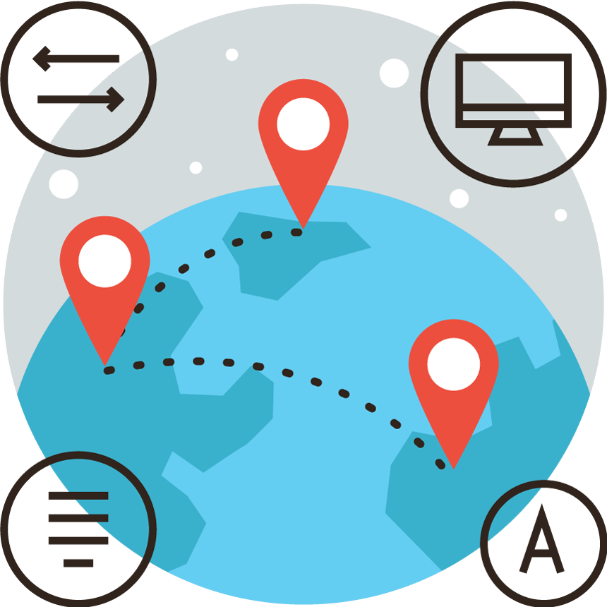 Get Instant Access To - Globalization Flat Icon (860x860)