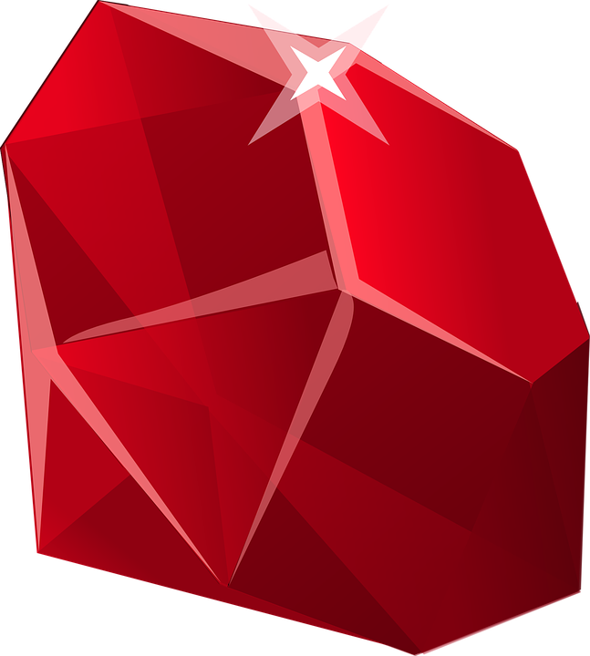 Gemstone Clipart Ruby - Imagen De Un Rubi (647x720)