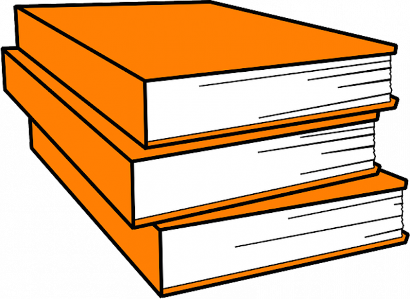Housebound Residents Applaud Library Service - Stack Of Books Coloring Pages (800x583)