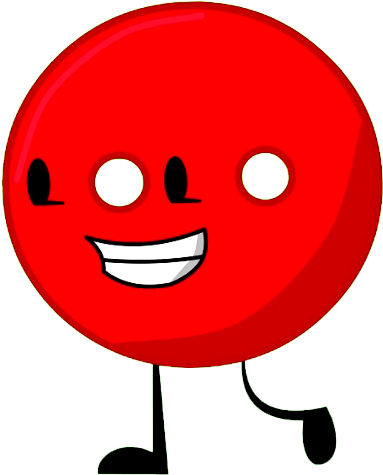 Button 4 - Inanimate Insanity Balloon Happy (444x506)
