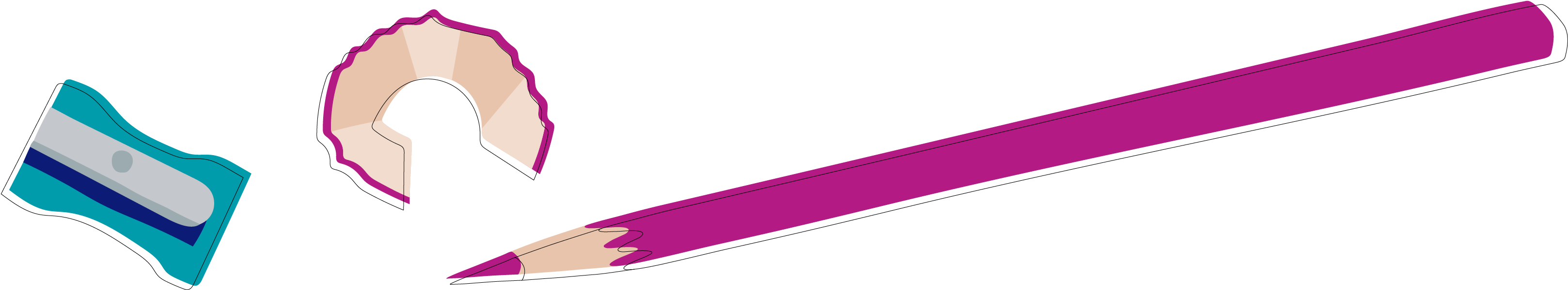 The Ultimate Beginner S Guide To Colored Pencils The - Single Colour Pencil Transparent Png (3281x660)