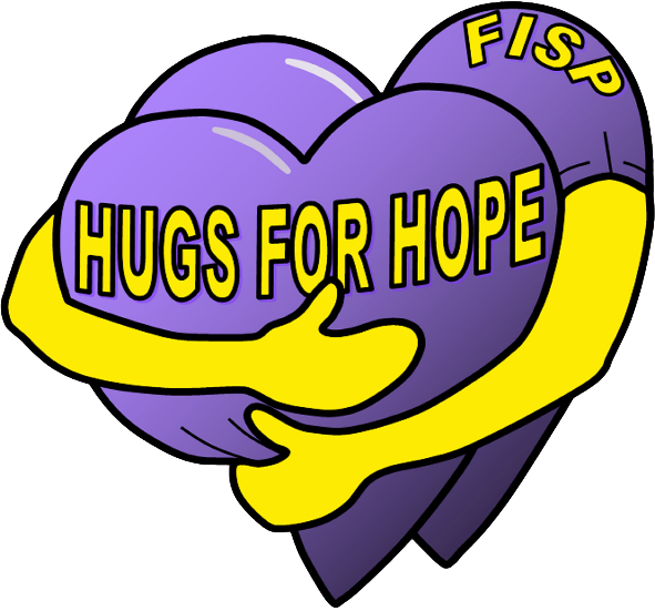 Hugs For Hope Logo No Back - Logo (591x551)