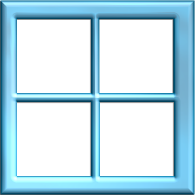 Square Clipart Window Frame Pencil And In Color Square - Window Clip Art Png (633x633)