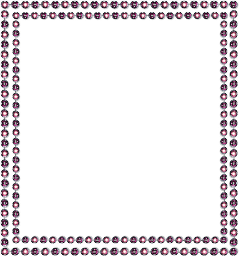 Diamond Clipart Border Pencil And In Color Clip Art - Gold With Diamond Border (861x928)