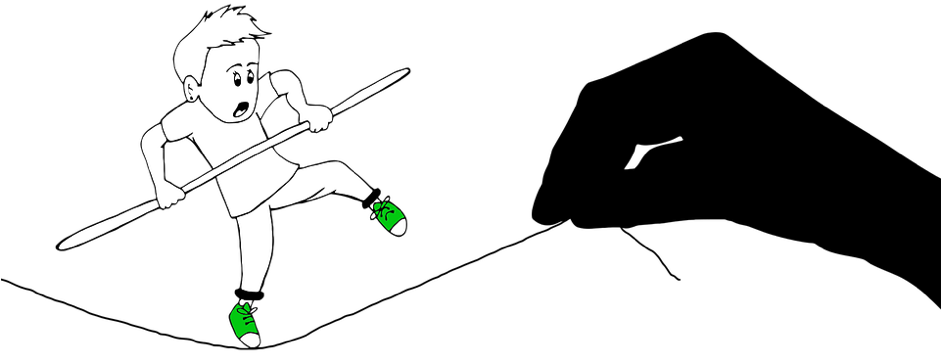 Improving Balance And Coordinationoctober 11, - Clipart Black And White Balance (940x470)