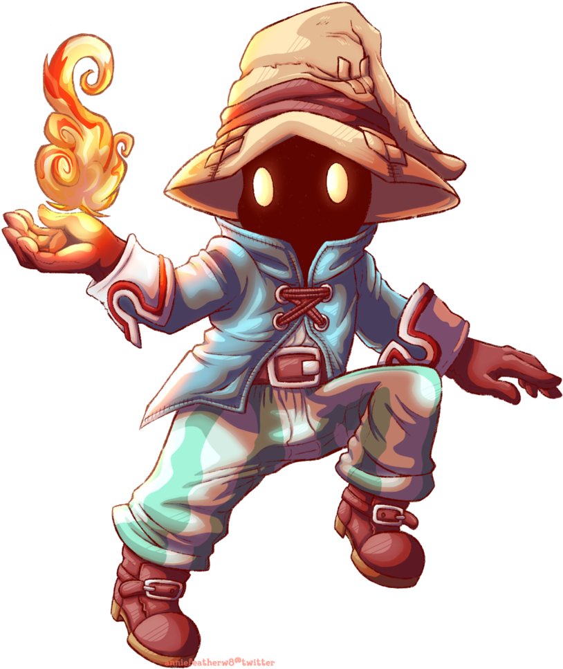 Final Fantasy Ix - Final Fantasy Vivi Art (821x972)