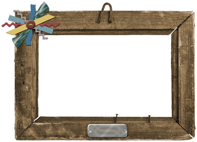 Rustic Clipart Wood Frame - Frame Of Digital Scrapbooking (640x463)