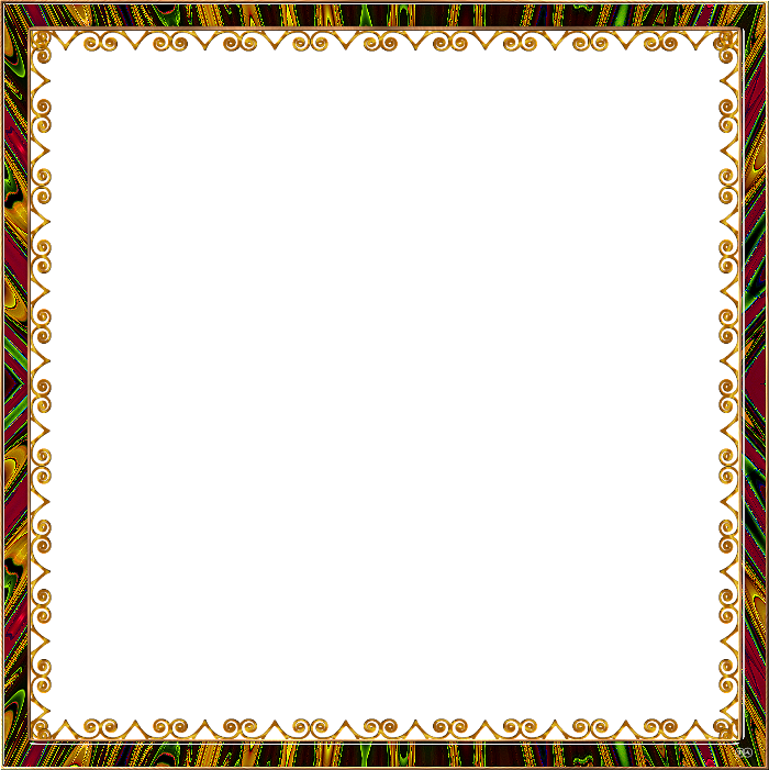 Frames By Color Cairo Framebridge - Красивая Рамка Без Фона (700x701)