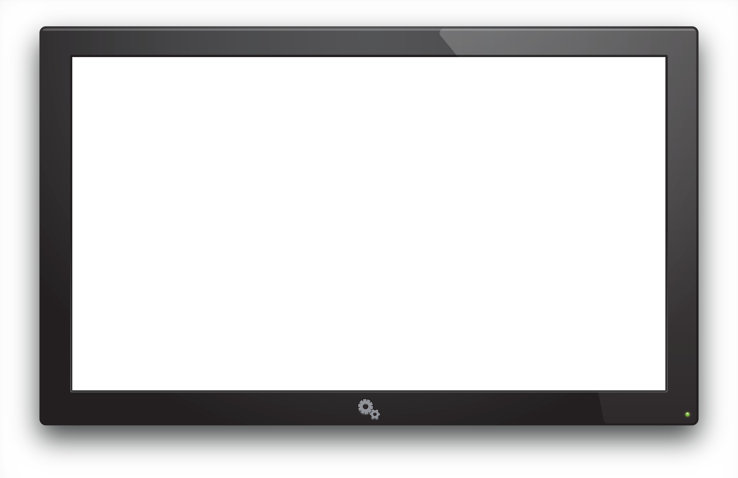 Screen Clipart Transparent Tv - Ipad With Transparent Screen (2389x1549)