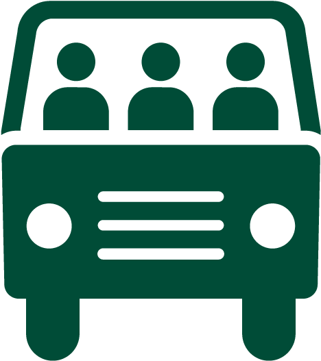 Vanpool Icon - Employee Commuting Icon (833x833)