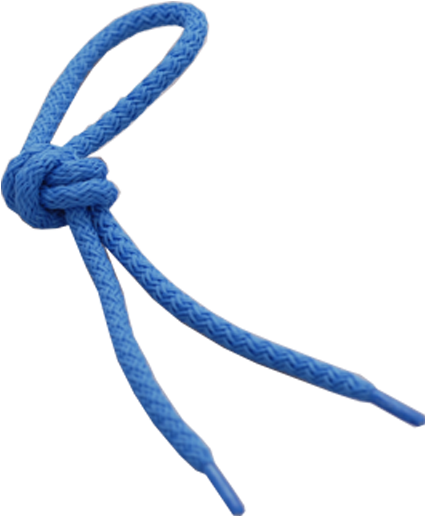 Shoe Lace - Blue Shoelaces Png (450x650)