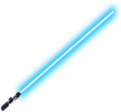 Star Wars Blue Lightsaber - Lightsaber Png (420x420)