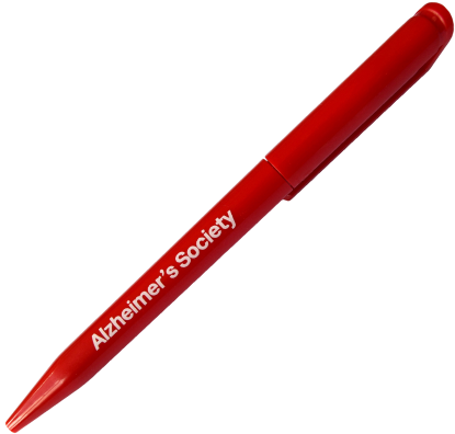 Alzheimer's Society Red Pen - Pencil Color (500x500)